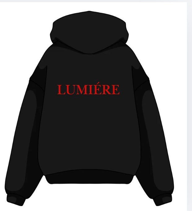 Lumière Red Épure Hoodie
