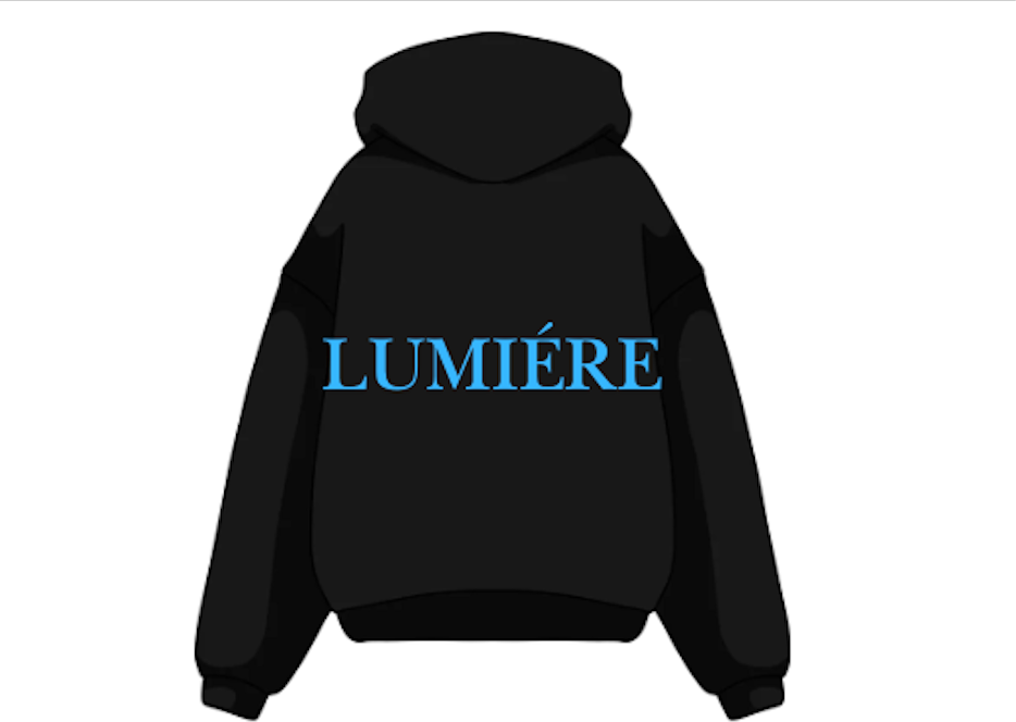Lumière Blue Épure Hoodie