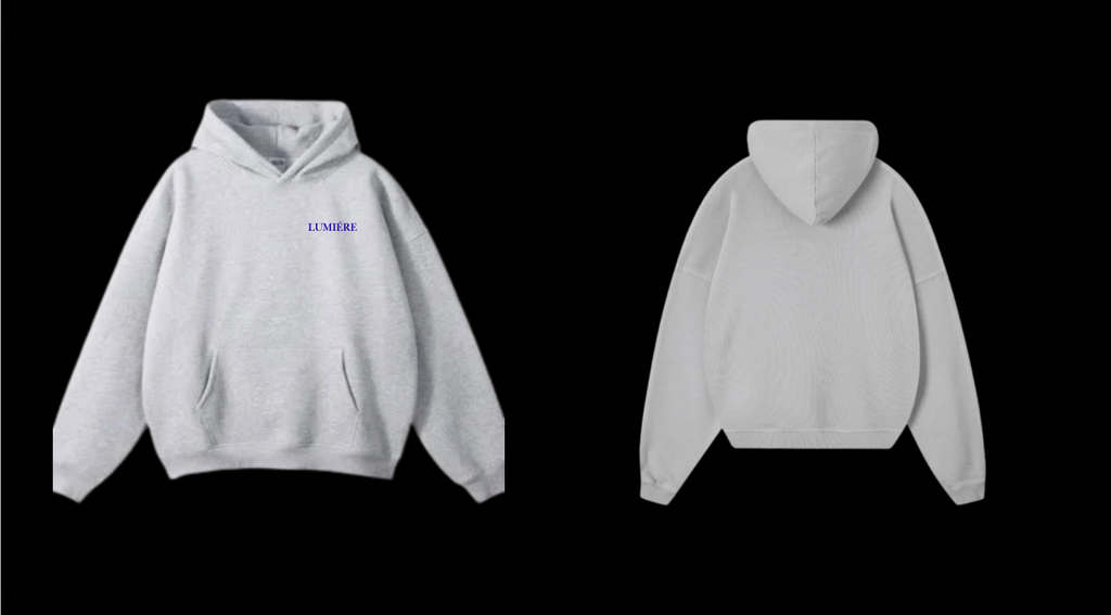 Lumière Gray Épure Hoodie